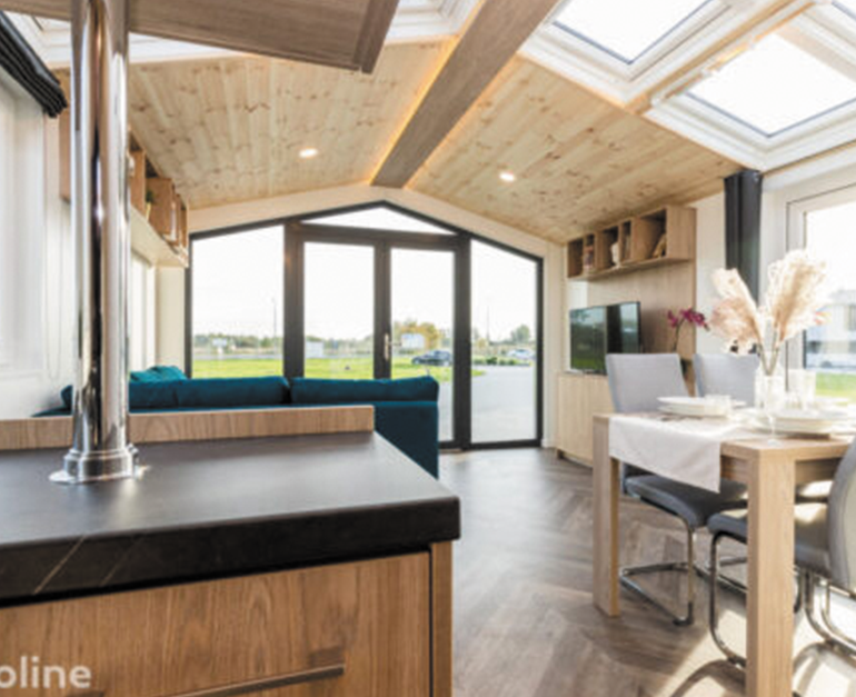 Alojamiento anexo con jardín, casa móvil, casa modular - caravana estática sin muebles. – Image 11