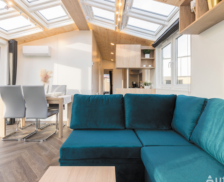 Alojamiento anexo con jardín, casa móvil, casa modular - caravana estática sin muebles. – Image 13