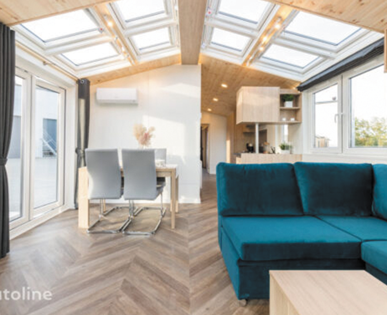 Alojamiento anexo con jardín, casa móvil, casa modular - caravana estática sin muebles. – Image 9